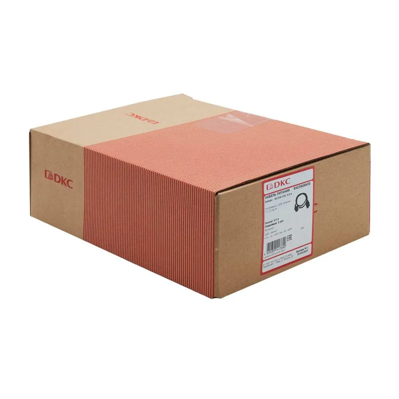 Кабель питания Sсhuko - IEC320 C19 5.0 м сечение 3х2.5кв.мм DKC R5CORDS950