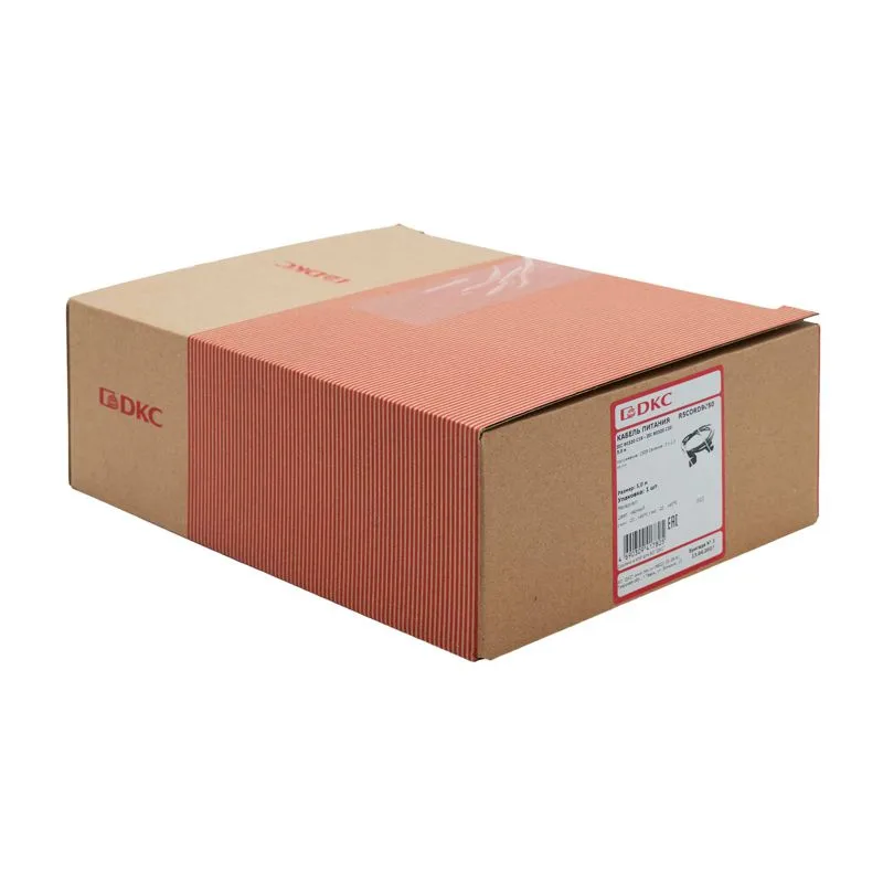 Кабель питания IEC 60320 С19 - IEC 60320 C20 - 5.0м DKC R5CORD9050