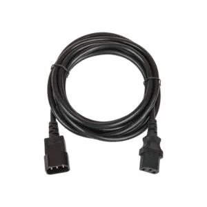 Кабель питания разъем C14 IEC 60320/разъем C13 IEC 60320 3х0.75кв.мм 250В 6А 3м черн. NIKOMAX TLK-PCM06-030