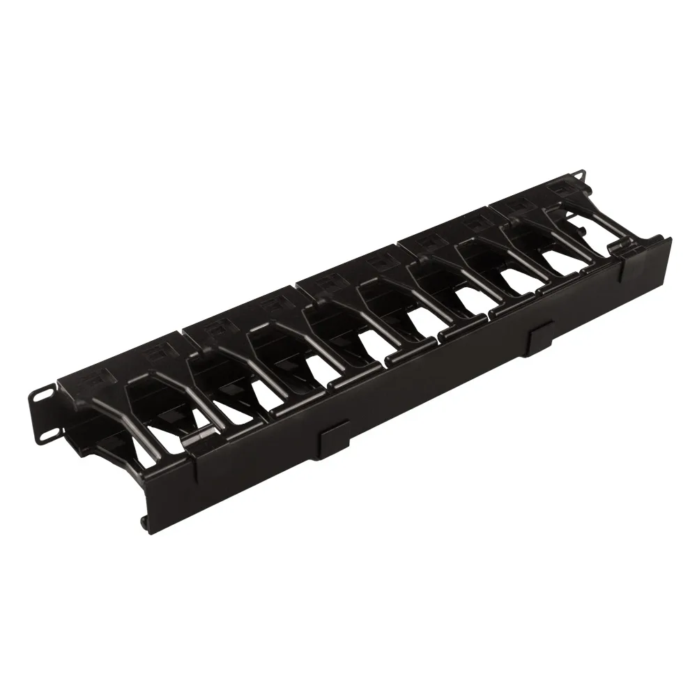 Cabeus JB08-1U-PL-BK Кабельный органайзер горизонтальный 19