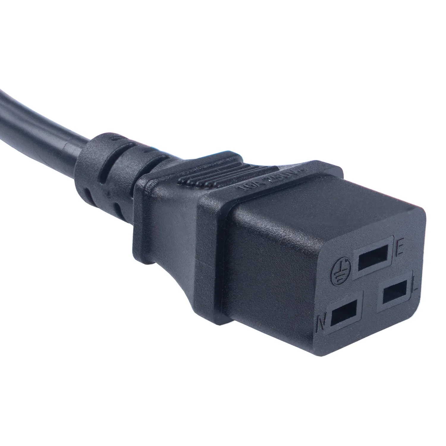 Cabeus PC-IEC19-IEC14-1.8M Кабель питания C19 - C14 (3x1.5), 16A, прямая вилка, 1.8м