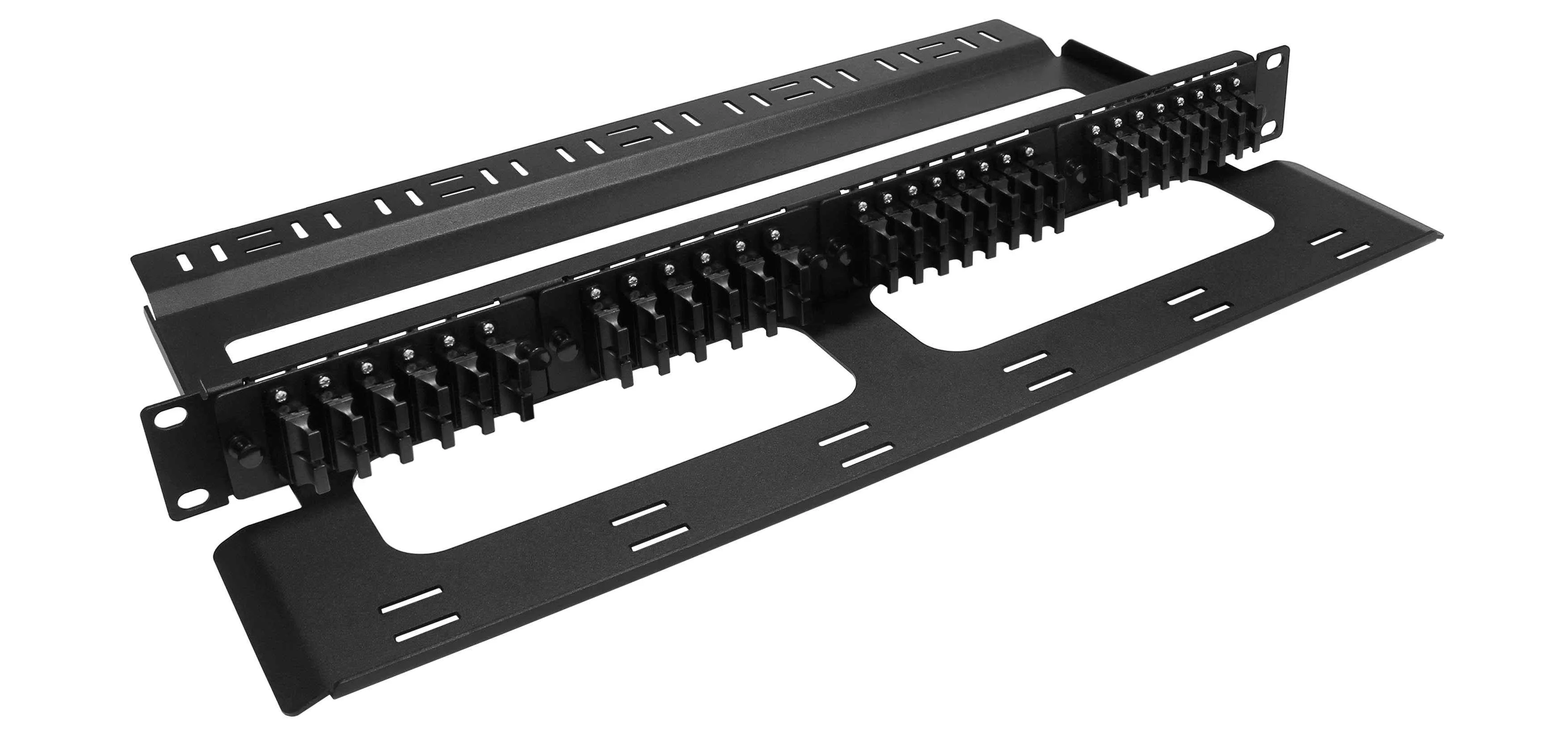 Cabeus FO-19-4K-S-1U-BK-T Кроссовая стоечная панель, 19