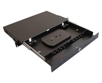 Cabeus ODF-19-2FP-16FC/ST/SC-K-BK-T Кросс оптический стоечный выдвижной, с замком, 19, до 16 портов, черный