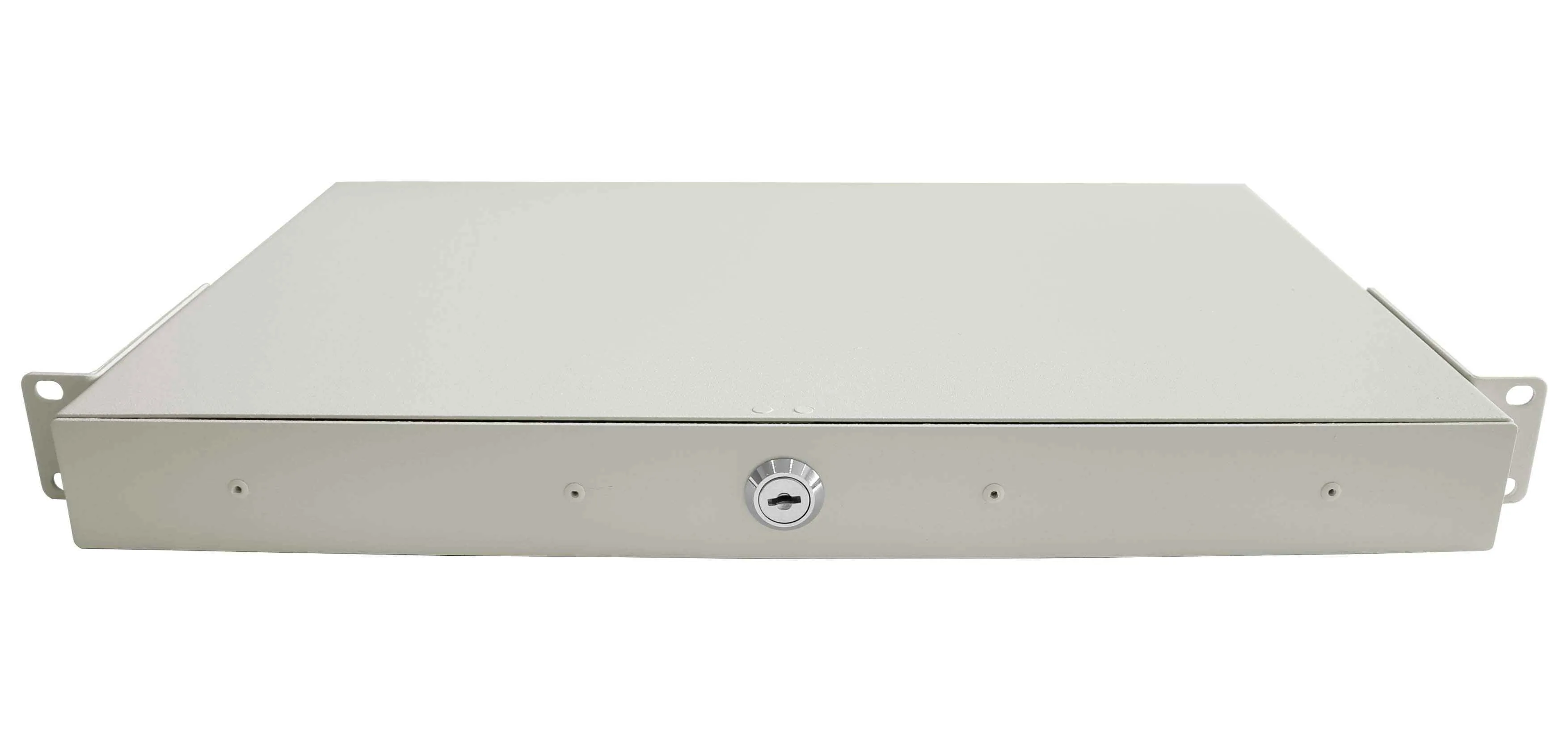 Cabeus ODF-19-2FP-16FC/ST/SC-K-GY-T Кросс оптический стоечный выдвижной, с замком, 19, до 16 портов, серый