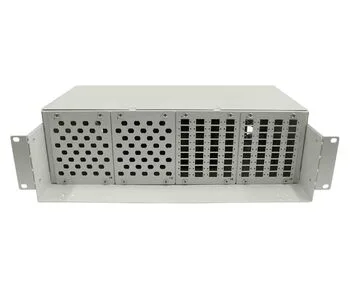 Cabeus FO-19-4FP-144FC/ST/SC-S-T Кросс оптический стоечный, 19, до 144 портов, серый