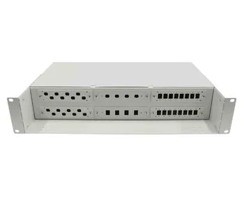 Cabeus FO-19-6FP-48FC/ST/SC-S-T Кросс оптический стоечный, 19, до 48 портов, серый