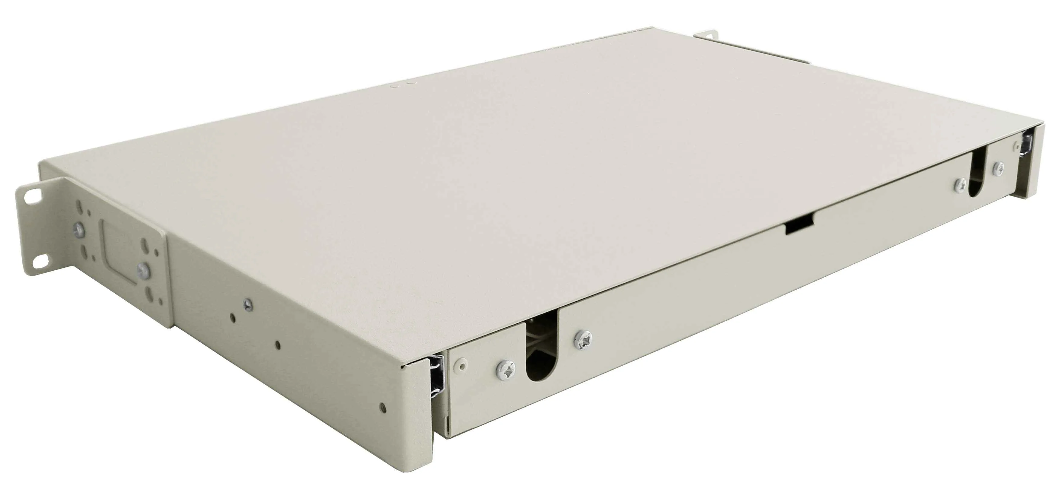 Cabeus ODF-19-2FP-16FC/ST/SC-K-GY-T Кросс оптический стоечный выдвижной, с замком, 19, до 16 портов, серый