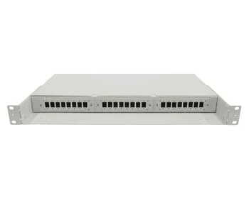 Cabeus FO-19-3FP-24FC/ST/SC-S-T Кросс оптический стоечный, 19, до 24 портов, серый