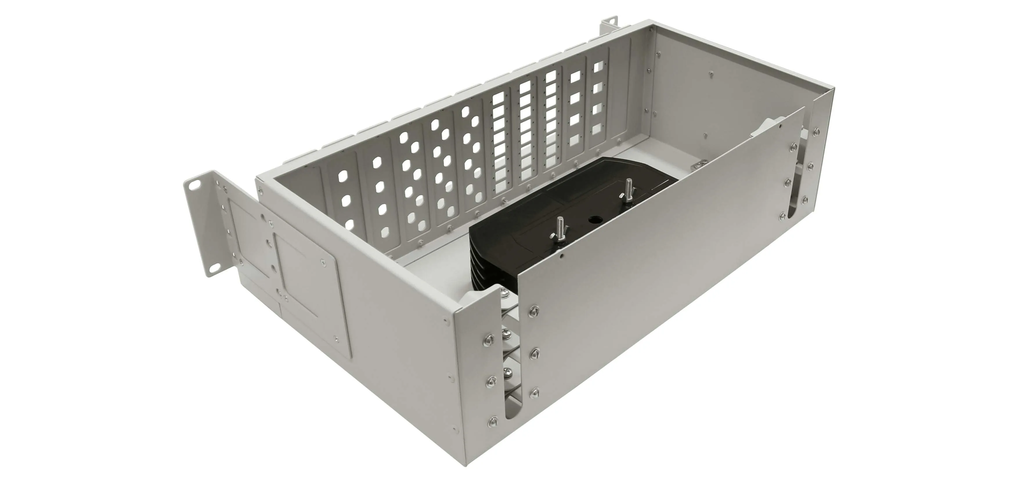 Cabeus FO-19-12FP-96FC/ST/SC-S-T Кросс оптический стоечный, 19, до 96 портов, серы