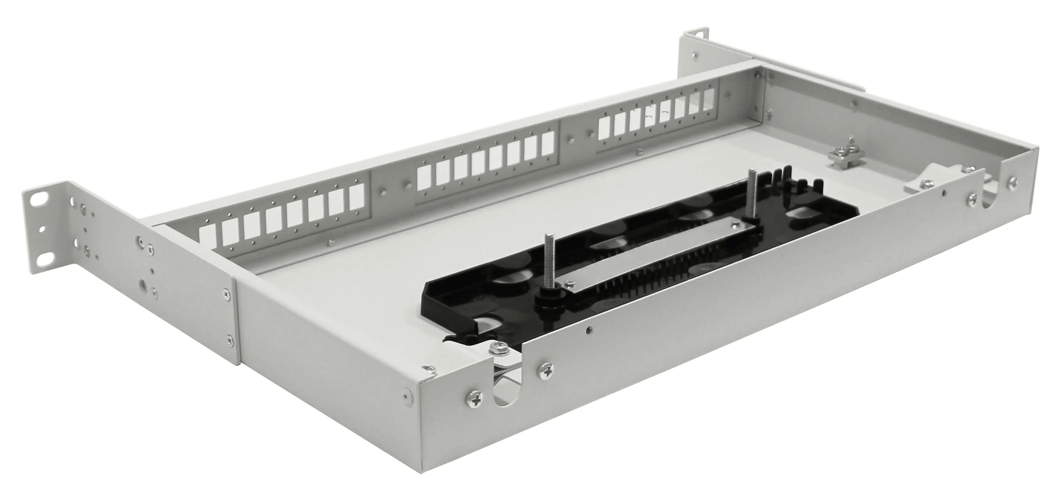 Cabeus FO-19-3FP-24FC/ST/SC-S-T Кросс оптический стоечный, 19, до 24 портов, серый