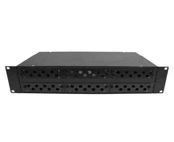 Cabeus FO-19-6FP-48FC/ST/SC-BK-T Кросс оптический стоечный, 19, до 48 портов, черный