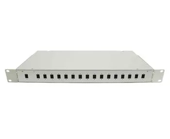 Cabeus FO-19-16SC-SPL-T Кросс оптический стоечный, 19, под сплиттер 1x16, серый