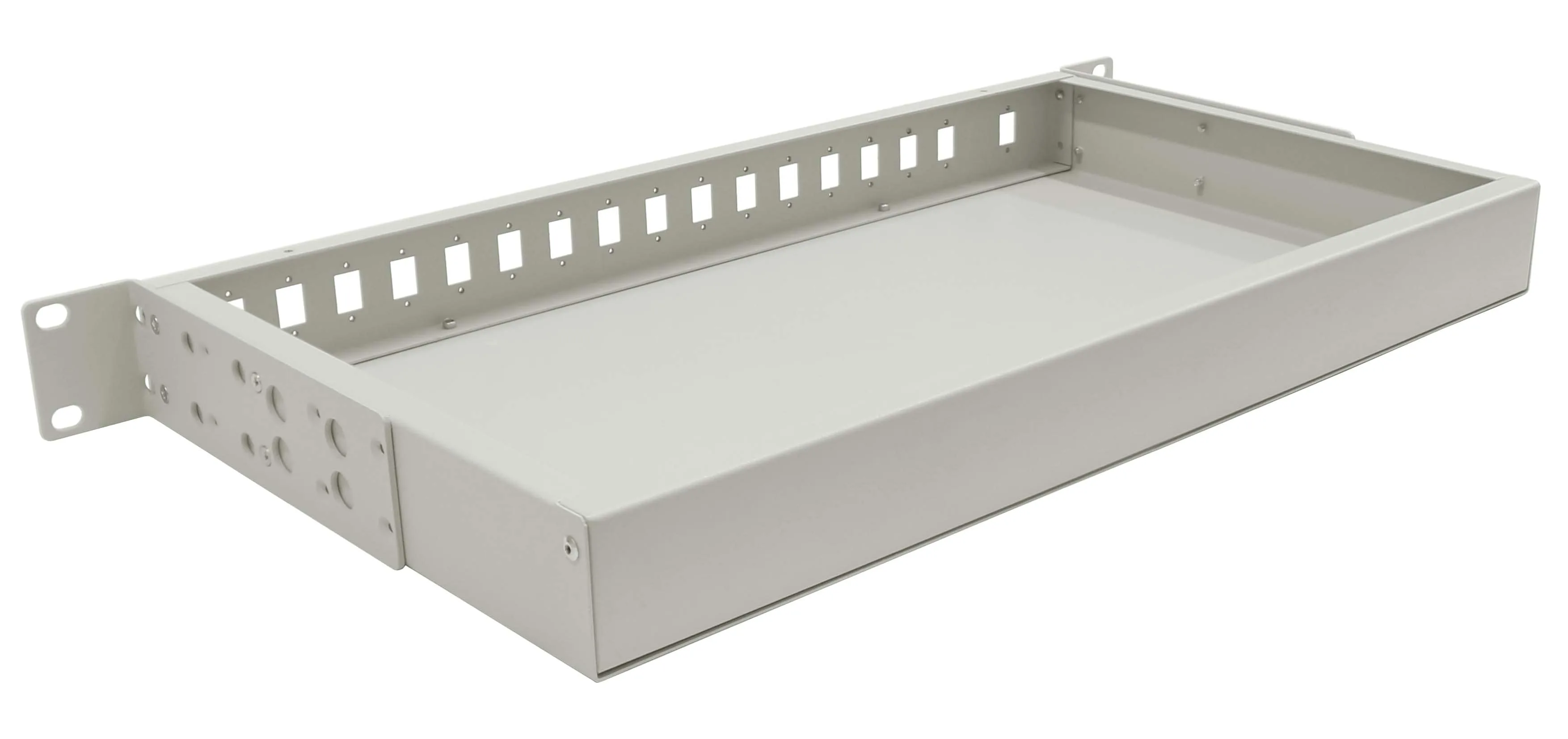Cabeus FO-19-16SC-SPL-T Кросс оптический стоечный, 19, под сплиттер 1x16, серый