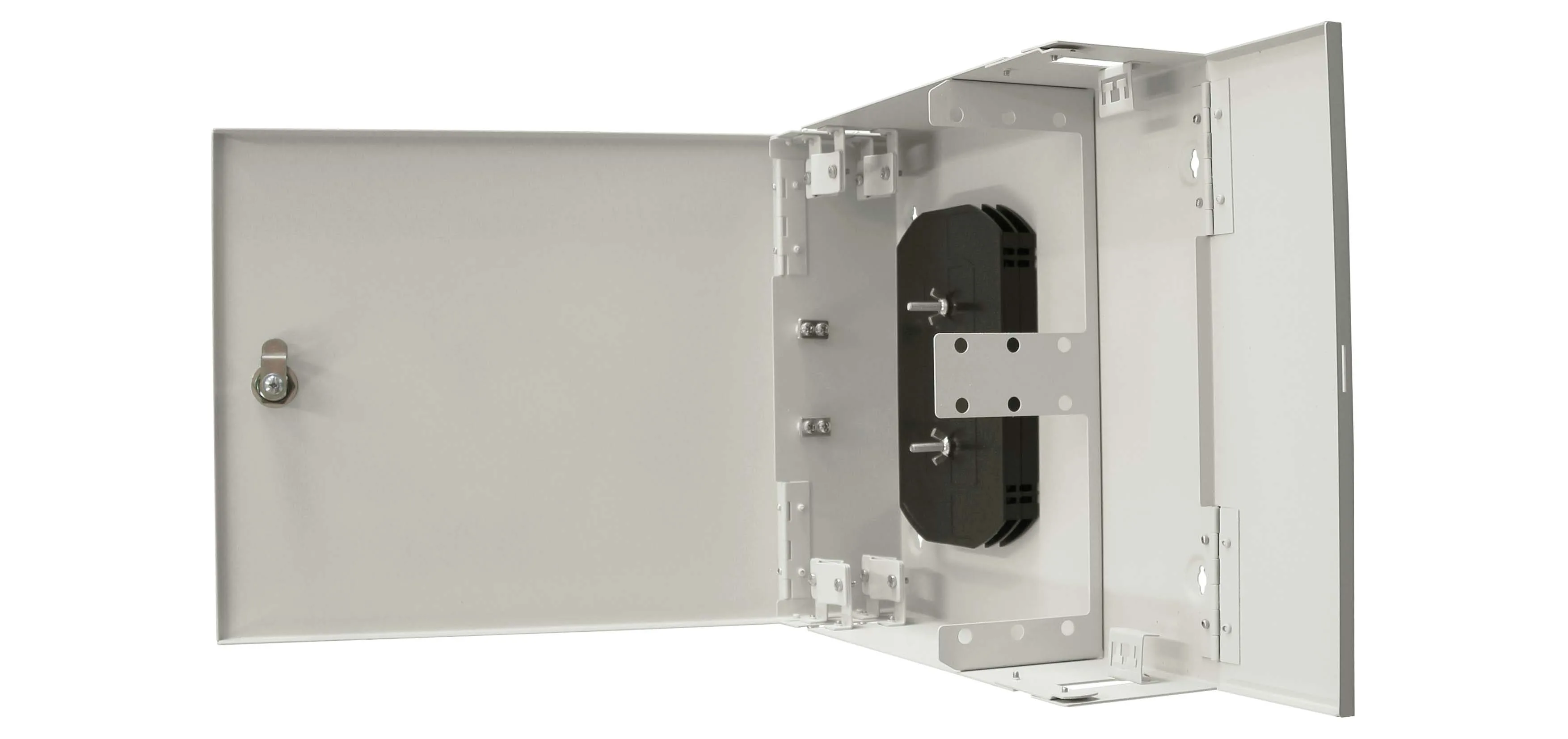 Cabeus FO-WL-48-48FC/ST/SC-6FP-K-T Кросс оптический настенный, до 48 портов, серый