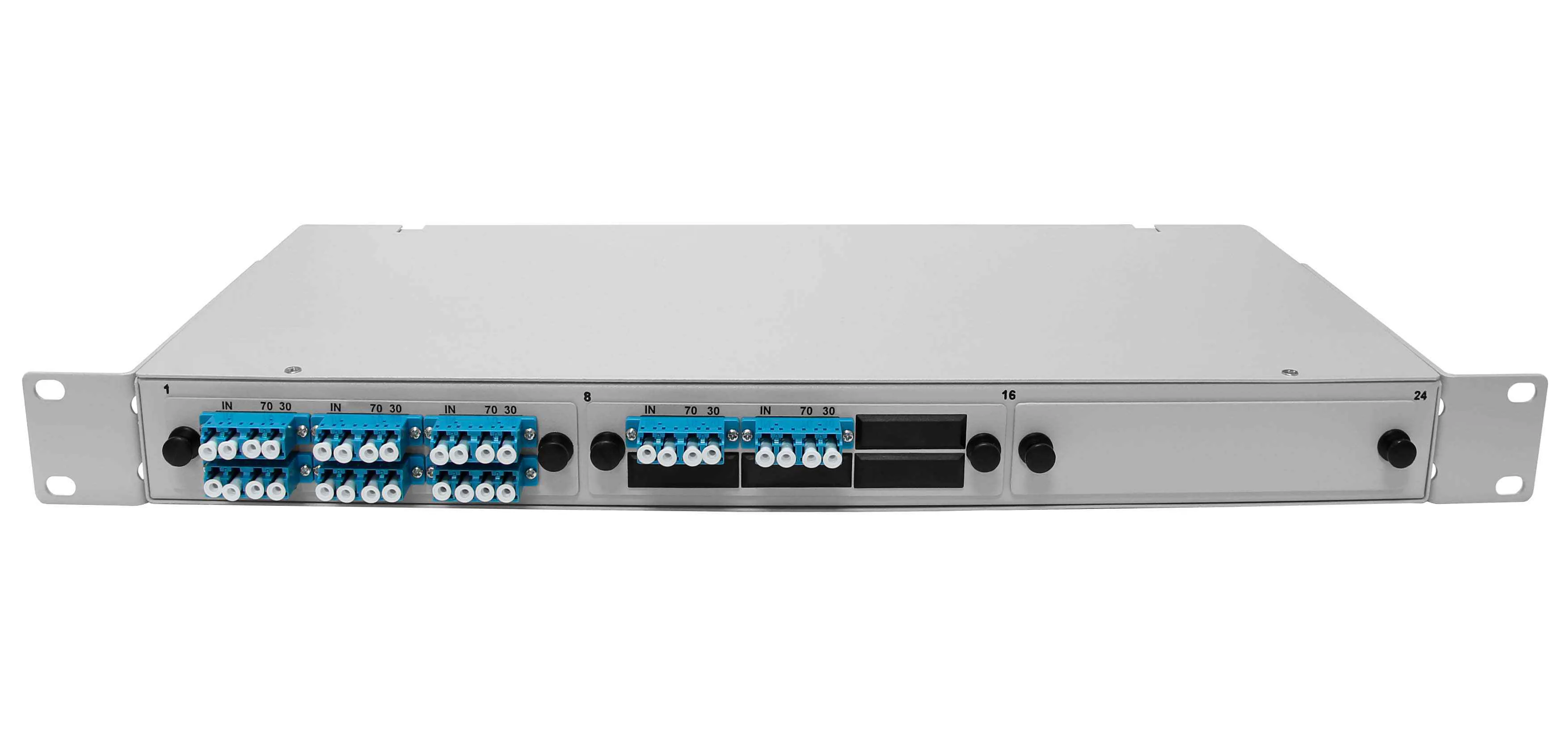 Cabeus FO-19-3FP-24FC/ST/SC-GY-T Кросс оптический стоечный, 19, до 24 портов, серый