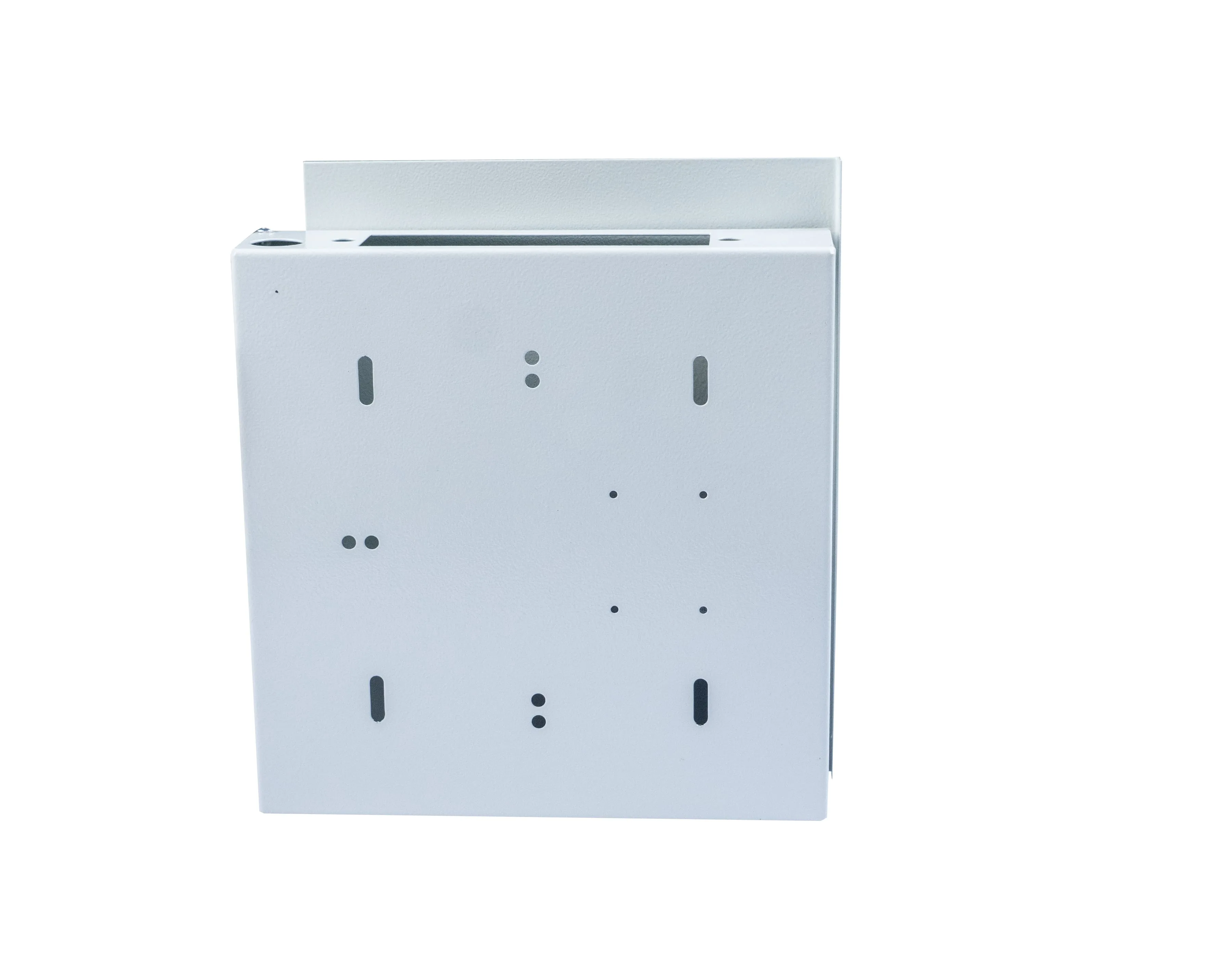 Cabeus FO-WL-8SC/2LC-FP-K Кросс Распределительный Настенный Мини до 8 портов SC/LC duplex (планка, ложемент) серый RAL 7035