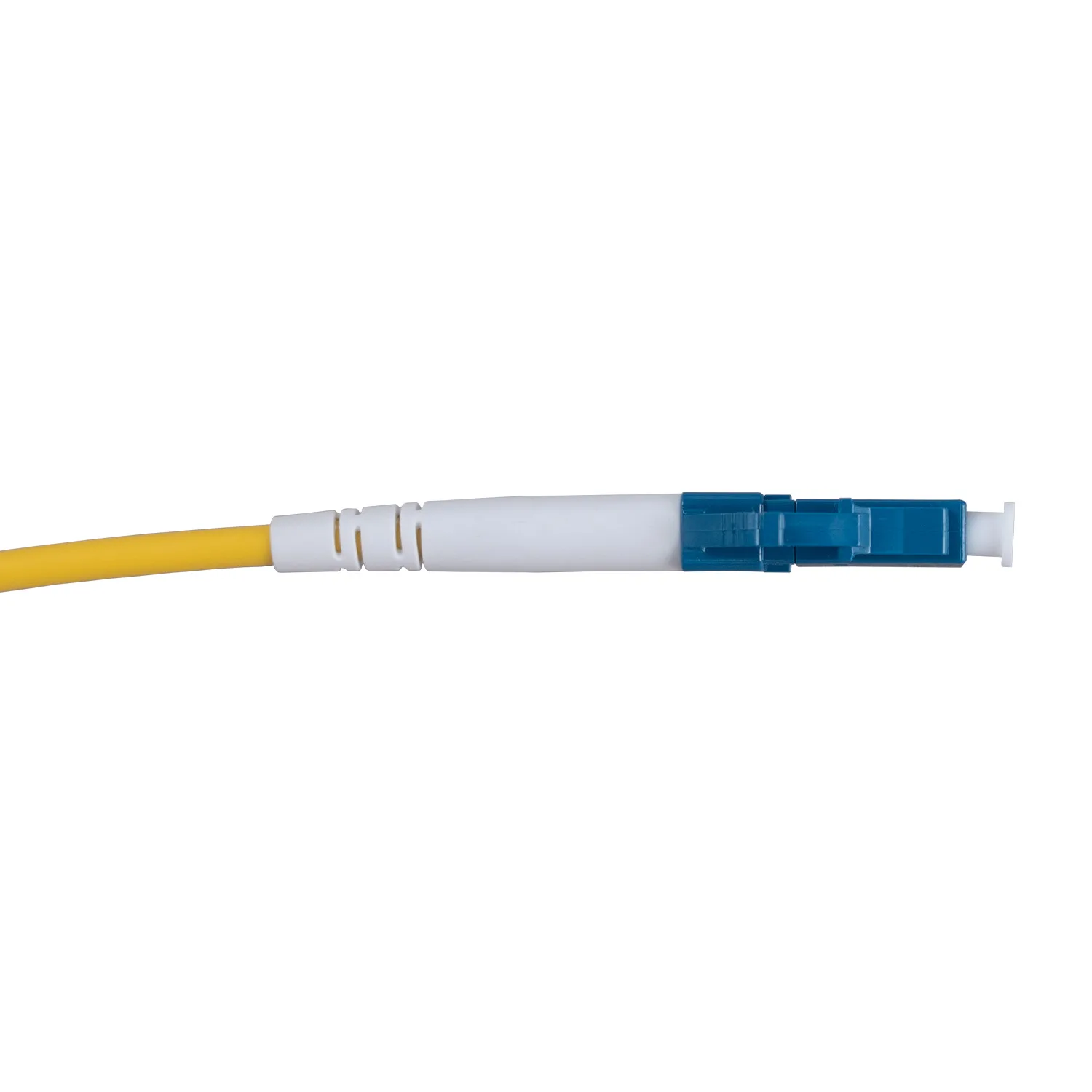 Оптический патч-корд simplex LC-LC 9/125 SM Cabeus FOP(s)-9-LC-LC-0,5m 0.5 метра желтый LSZH