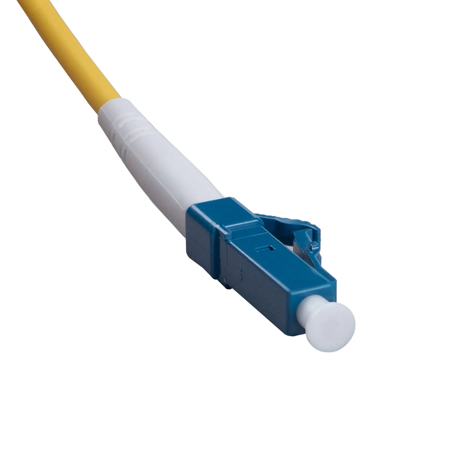 Оптический патч-корд simplex LC-LC 9/125 SM Cabeus FOP(s)-9-LC-LC-0,5m 0.5 метра желтый LSZH