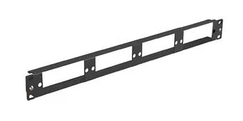 Cabeus PLB-1U-C04-MPO/MTP-BK Наборная 19” патч-панель для 4 кассет MPO/MTP, 1U, черная plb-1u-c04-mpo-bk
