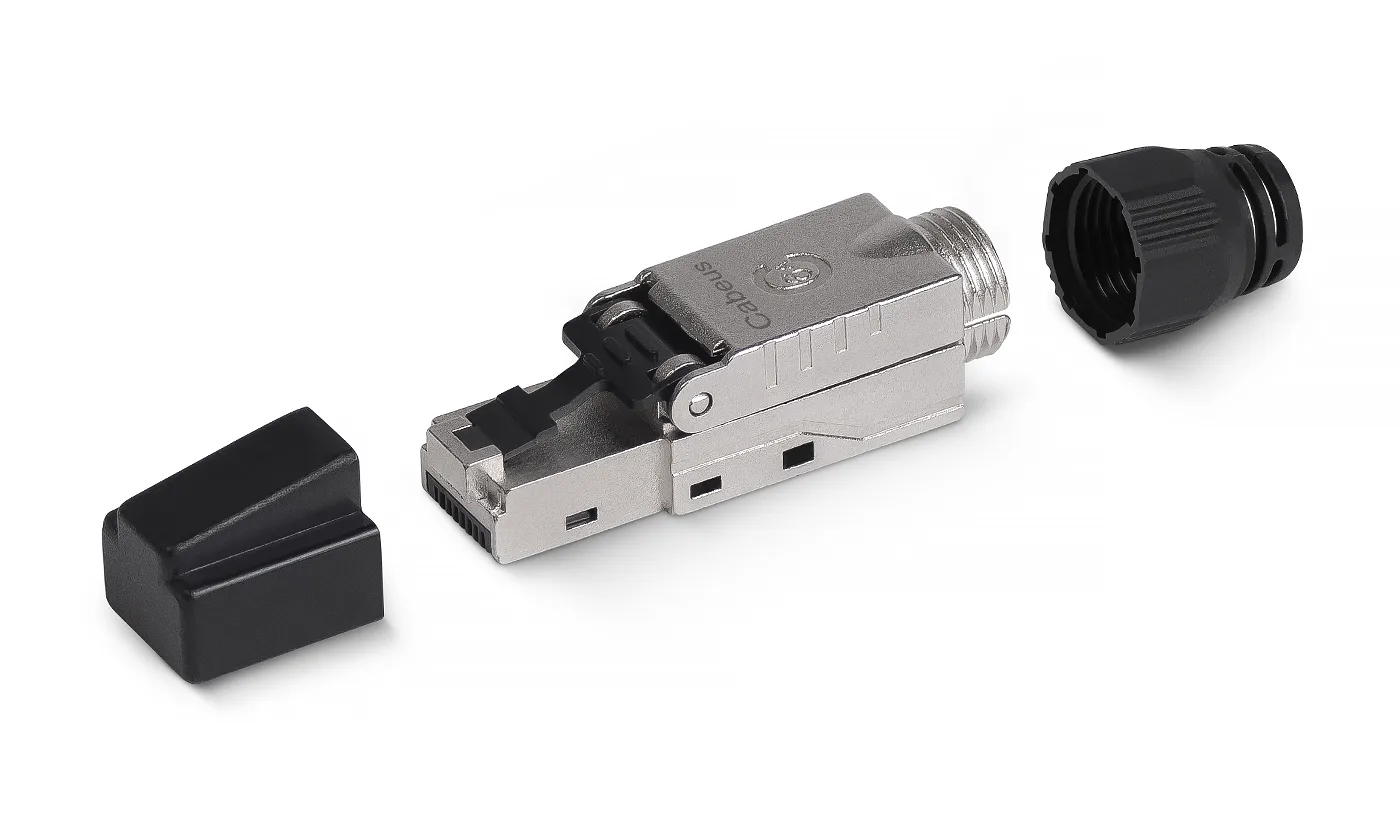 Коннектор Rj-45 Cabeus 8P8C-SH-C7-TWP-F кат. 7 экранированный