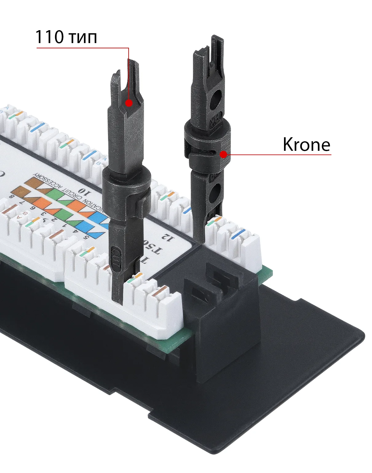 Патч-панель настенная 12 портов RJ-45 UTP 5e Cabeus PL-12-Cat.5e-WL-DualIDC неэкранированная