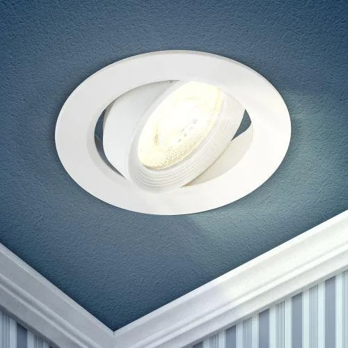 Светильник светодиодный круглый поворотн. LED SMD 5W 3000K, белый KL LED 22A-5 3K WH Эра б0037036