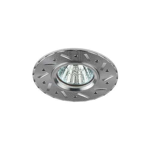 Светильник литой ''алюминевый'' MR16,12V/220V, 50W серебро KL41 SL