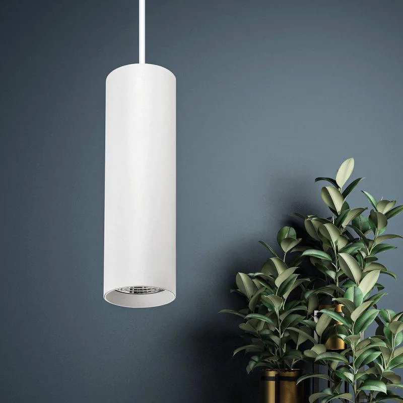 Светильники подвесной светодиодный PL1 COB -10 WH 300 Подвес COB, 10W, D80*300мм, белый (20/240) Эра б0041507