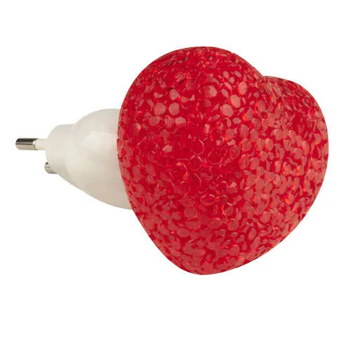 Ночник светодиодный DTL309 0,1W 1LED красный Сердечко Uniel 10325