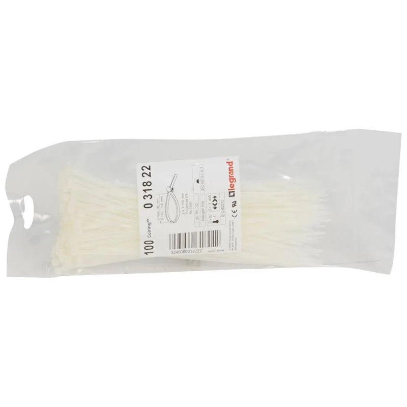 Colring Хомут бесцветный 2.4X180 Legrand 031822