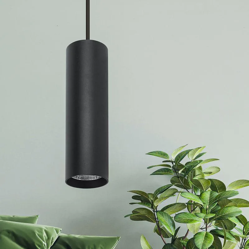 Светильники подвесной светодиодный PL1 COB- 10 BK 300 Подвес COB, 10W, D80*300мм, черный (20/240 Эра б0041505