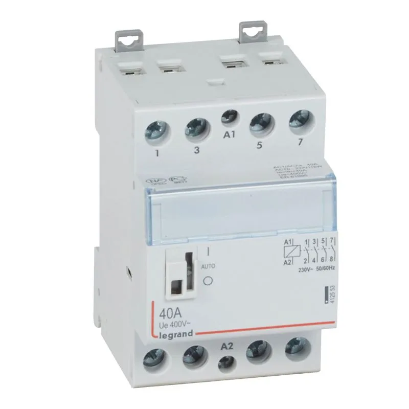 Контактор 230V 4НО 40А с ручкой управления CX3 Legrand 412553