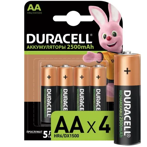 Аккумулятор HR6-4BL 2400mAh/2500mAh предзаряженный (4/40/15000)
