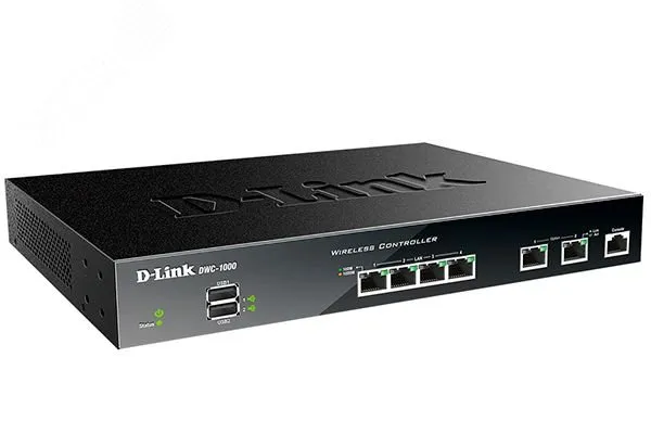 Контроллер беспроводной 6-ти портовый 10/100/1000Base-T d-link dwc-1000/c1a