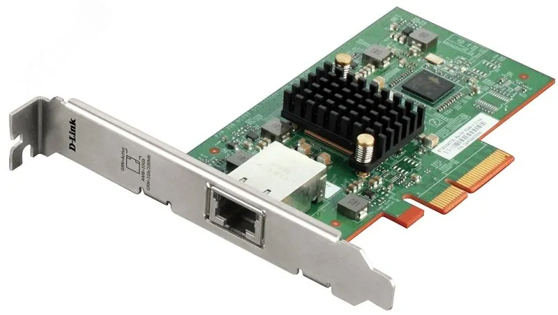 Адаптер cетевой PCI Express 1 порт 10GBase-T d-link 128658