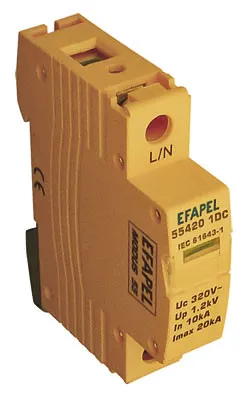 Efapel 55420 1DC Ограничитель перенапряжения SPD-1P-230/300V 20kA (In=10kA)