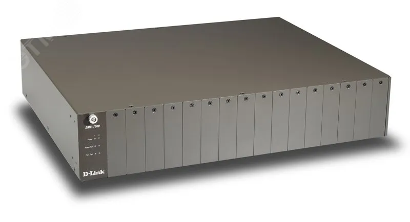 Шасси для медиаконвертеров с 16 слотами расширения d-link dmc-1000/ru/a3a