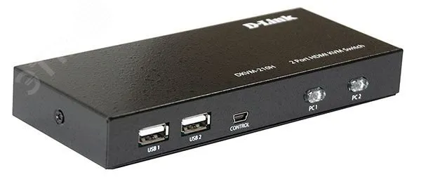 Переключатель KVM 2 порта HDMI и USB Type-B d-link dkvm-210h/a1a