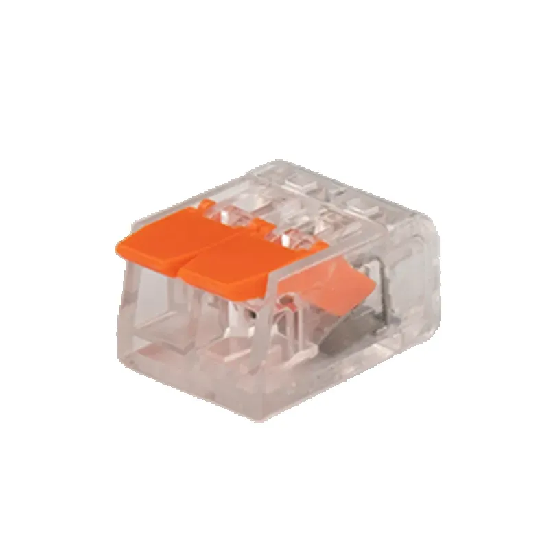 Клеммы монтажные многоразовые PTC-2P 221-412 450V 32A 0,14-4.0mm2, 2 отверстия прозрачные / 50шт. Jazzway 5050884