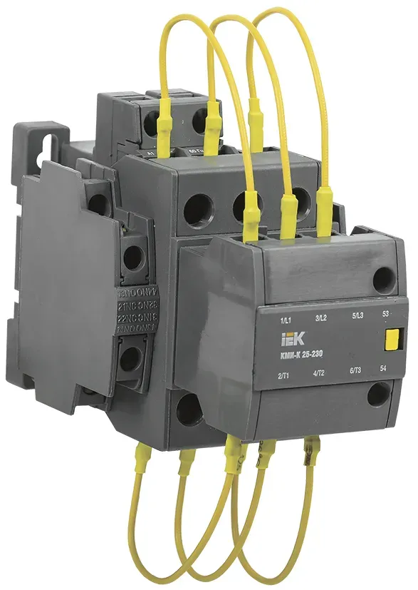Контактор для конденсаторов КМИ-К 12,5 кВАр Iek kkmk-12-230-01
