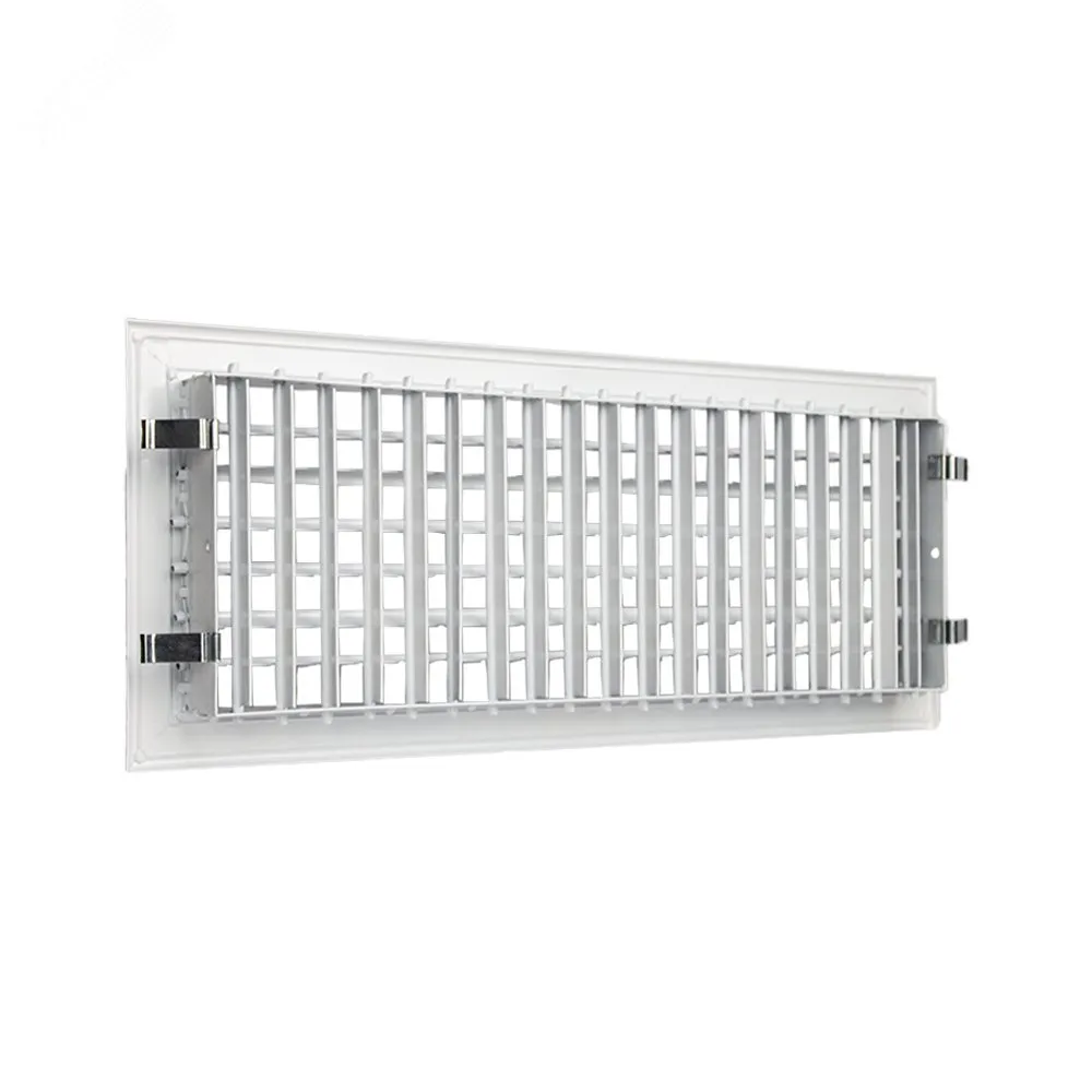 Решетка двухрядная алюминиевая 2WA 300x100