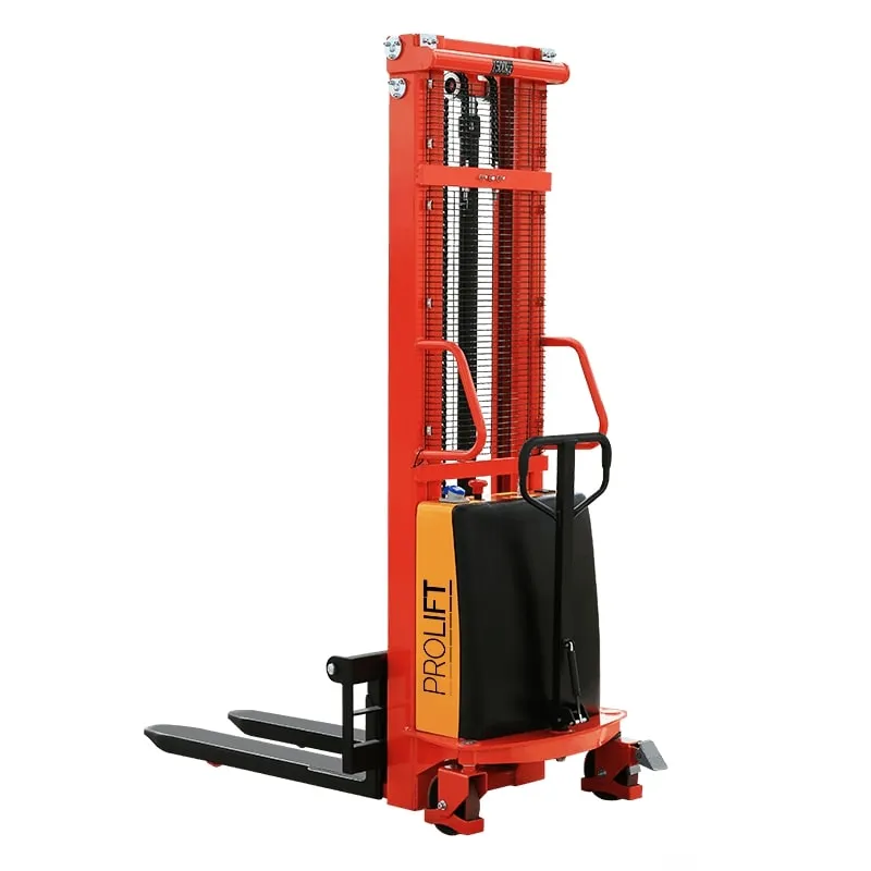 Штабелер полуэлектрический PROLIFT SPN 1016,г/п 1000кг, в/п 1600 мм, колеса полиуретан, АКБ 120 Ач