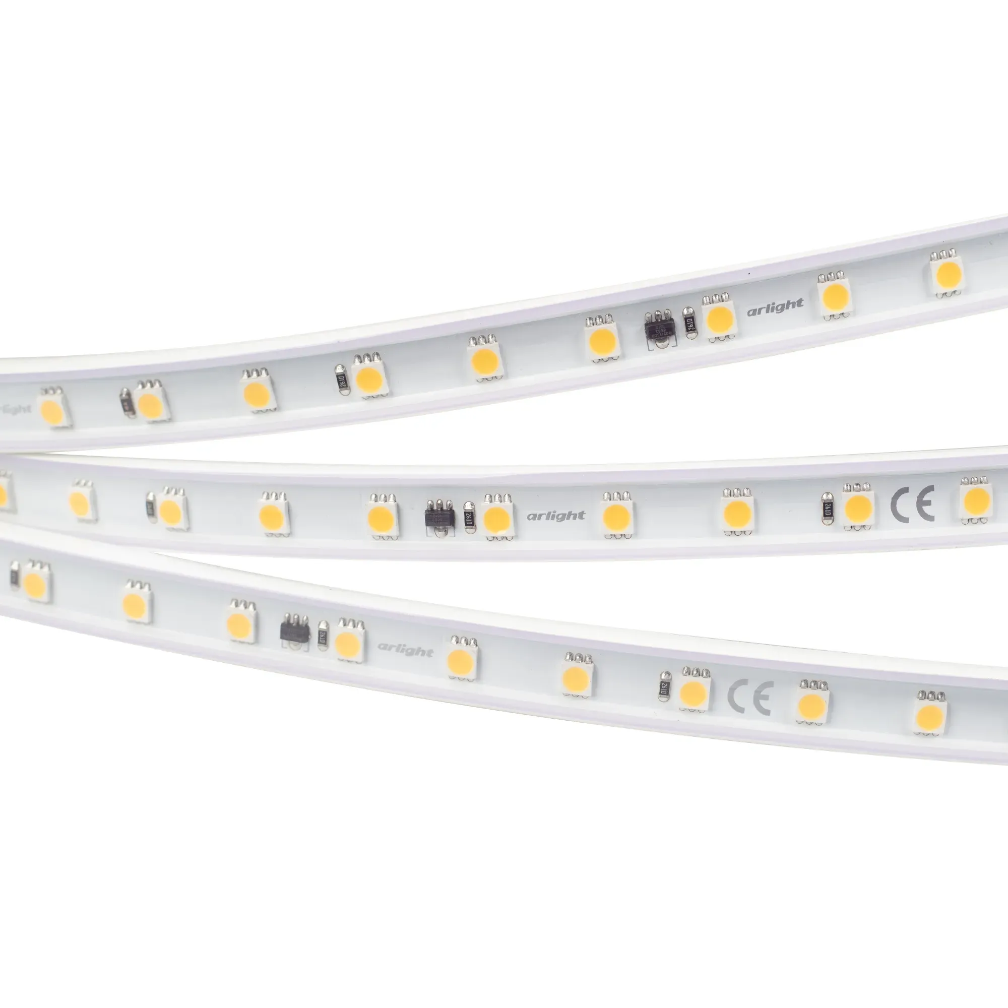 Лента герметичная ARL-PV-B54-15.5мм 230V Day4000 (8 W/m, IP65, 5060, 10m) (-)
