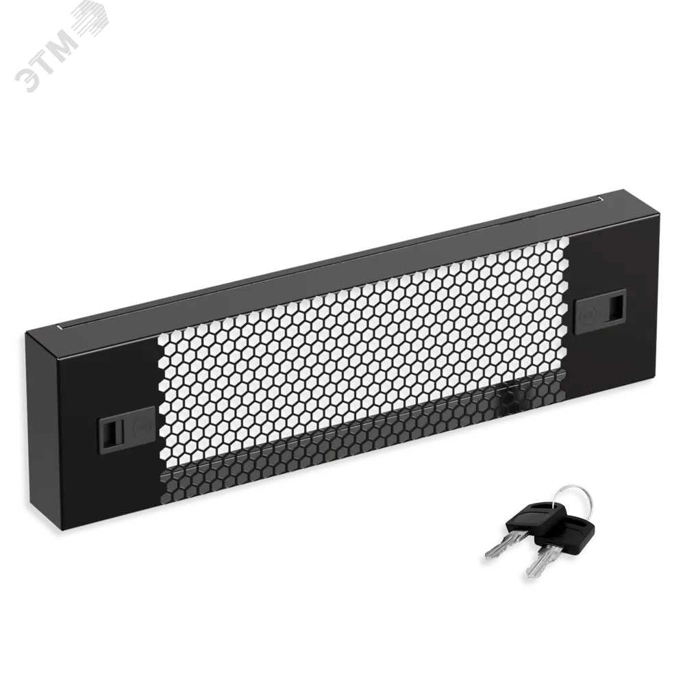 Экран защитный 3U. перфорированный 19 дюймов. черный RAL 9004 SYSMATRIX PS 0300.9000