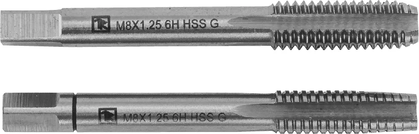 Метчики T-COMBO двухпроходные ручные универсальные М12х1.5, HSS-G, 2 шт.