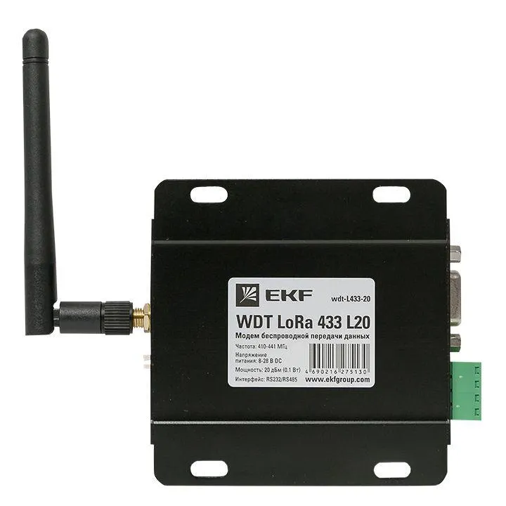 Модем беспроводной передачи данных WDT LoRa 433 L20 PROxima