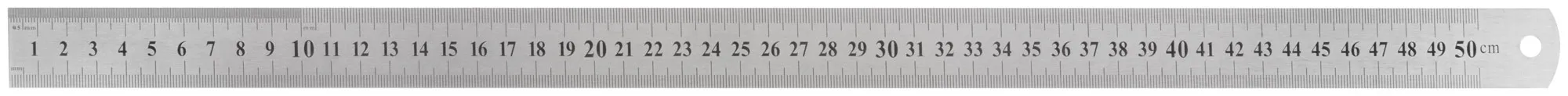 Линейка нержавеющая 500х28 мм fit 19005