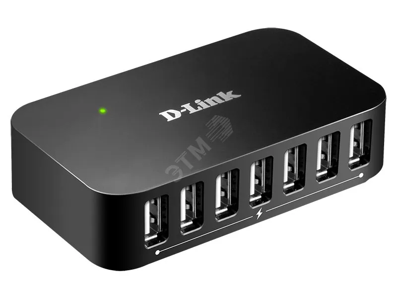 Концентратор 7xUSB 2,0 d-link dub-h7/b/d2a