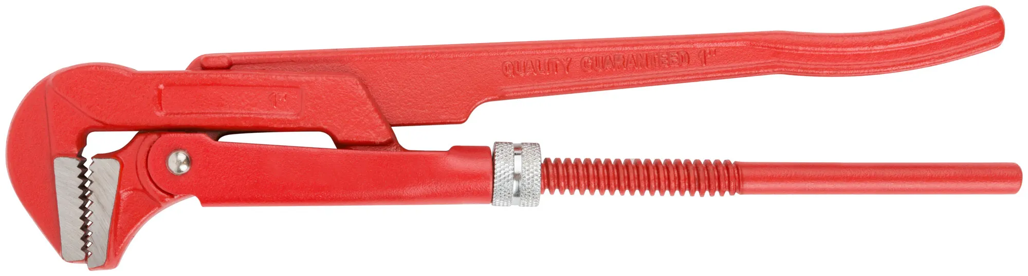 Ключ трубный газовый 90 гр (тип L) инстр. сталь 1'' (300 мм) fit 70361