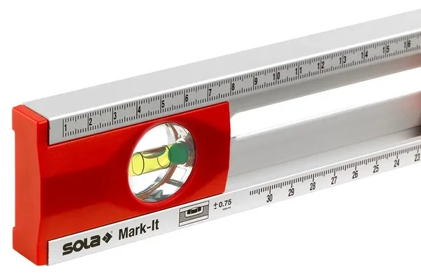 Уровень разметочный MARK-IT 80 см, 2 глазка